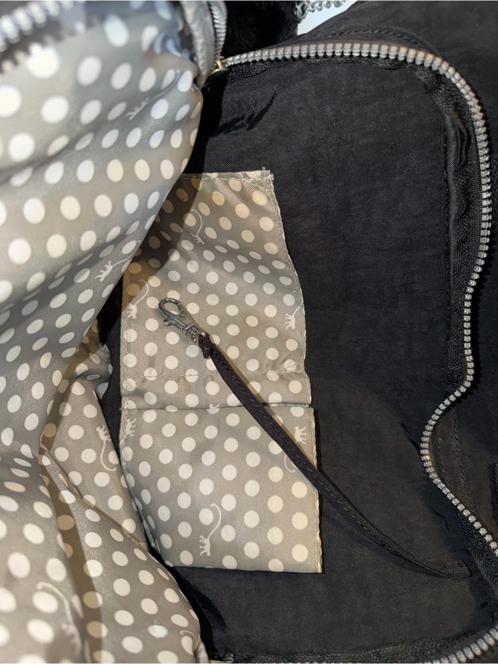 Kipling Black Alanna Diaper Bag